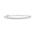 VESTALIS Round Diamond Tennis Bracelet | 7.61 cts | 14K White Gold