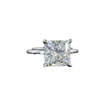 REGENT Mixed-Shape Diamond Hidden Halo Ring | 4.36 cts | Platinum