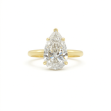 ANASTASIA Pear Diamond Solitaire Ring | 3.05 cts | 14K Yellow Gold