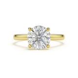 GENEVIEVE Old European Brilliant Diamond Solitaire Ring | 2.51 cts | 14K Yellow Gold