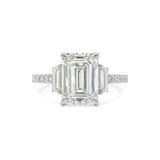 APEX Emerald Diamond Hidden Halo Ring | 3.38 cts | Platinum