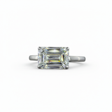HARPER Emerald Diamond Solitaire Ring | 3.06 cts | 14K Platinum