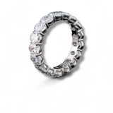 LYRA Oval Diamond Full Eternity Band | 2.96 cts | 14K White Gold