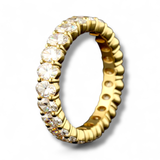 MARIGOLD Oval Diamond Full Eternity Band | 3.03 cts | 18K Yellow Gold