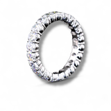 CLARITY Oval Diamond Full Eternity Band | 2.29 cts | 18K White Gold