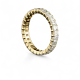 MIDAS Emerald Cut Full Eternity Band | 2.64 cts | 14K Yellow Gold