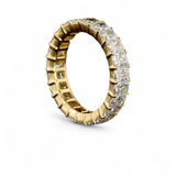 BLAZE Radiant Diamond Full Eternity Band | 3.36 cts | 14K Yellow Gold