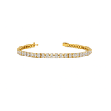 GENESIS Round Diamond Tennis Bracelet | 5.52cts | 14K Yellow Gold
