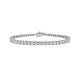 APOLLO Round Diamond Tennis Bracelet | 8.57 cts | 14K White Gold