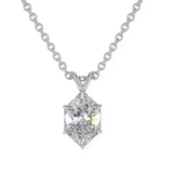 ROUNELLE Antique Marquise Solitaire Pendant | 2.07 cts | 14K White Gold