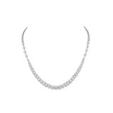 INFINITY Mixed-Shape Diamond Necklace | 14.38 cts | 14K White Gold
