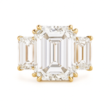 CITADEL Emerald Diamond Ring | 24.68 cts | 18K Yellow Gold