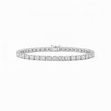 SIVENA  Oval Diamond Tennis Bracelet |  5.03 cts | 14K White Gold