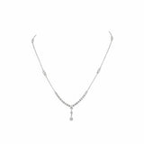 SERENITY Mixed-Shape Diamond Necklace | 3.07 cts | 14K White Gold