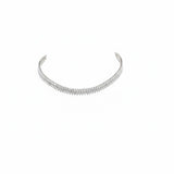 IMPERIAL Cascade Pear Diamond Tennis Necklace | 30.98 cts | 14K White Gold
