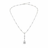 MELURA Mixed-Diamond Necklace | 5.07 cts | 14K White Gold