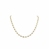 RONDELLE Round Diamond Station Necklace | 5.88 cts | 14K Yellow Gold